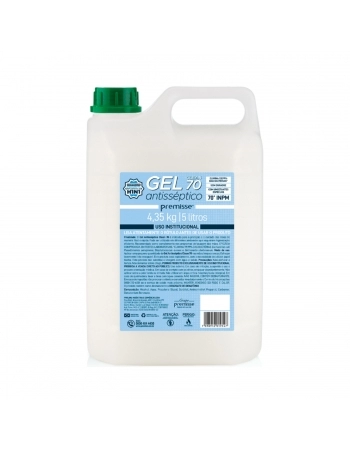 ÁLCOOL GEL ANTISSÉPTICO CLEAN 70% 5L - PREMISSE