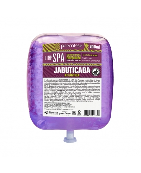 SABONETE ESPUMA LINN SPA JABUTICABA 700ML