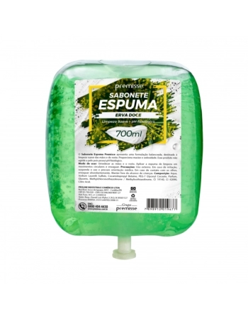 SABONETE ESPUMA ERVA DOCE 700ML -PREMISSE - CAIXA COM 6UN DE 700ML