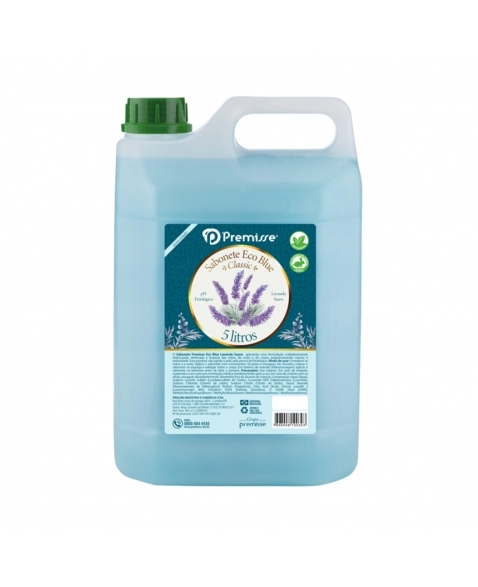 SABONETE LÍQUIDO CLASSIC ECOBLUE- LAVANDA SUAVE 5L