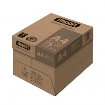 PAPEL SULFITE REPORT PREMIUM A4 75G C/500 FOLHAS AMARELO
