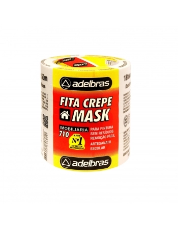 FITA MASK CREPE BRANCA 710 18MMX50M C/6UN