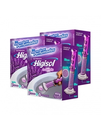 GEL ADESIVO LAVANDA COM APLICADOR COM 6 DOSE 40G - HIGISOL