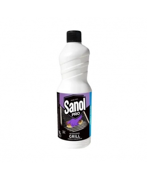 DETERGENTE ALCALINO GRILL SANOL PRO 1L