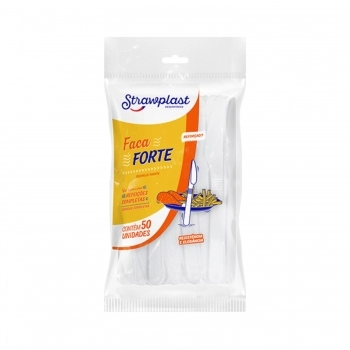 FACA FORTE REFEIÇÃO BRANCA C/50UN