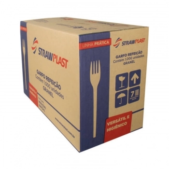 GARFO LEVE REFEIÇÃO BRANCO C/1000UN