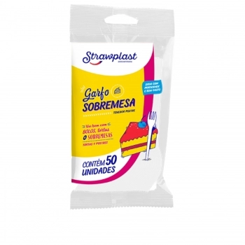GARFO SOBREMESA BRANCO C/50UN