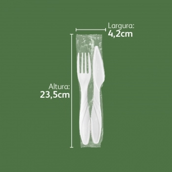 KIT SACHÊ GARFO E FACA EXTRA FORTE CHURRASCO CX200