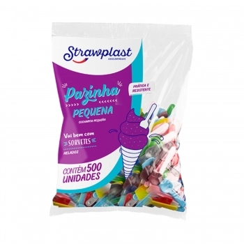 PAZINHA PEQUENA CRISTAL C/500UN - STRAWPLAST