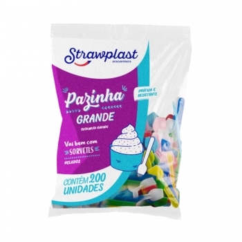 PAZINHA GRANDE BRANCA C/500UN - STRAWPLAST