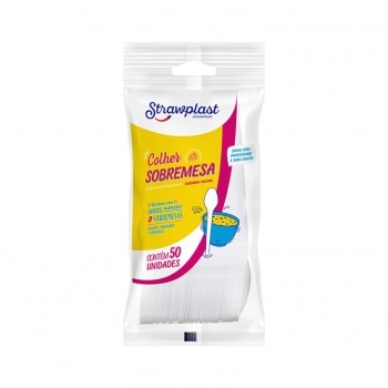 COLHER SOBREMESA CSC-611 CRT 125X26MM CX1000