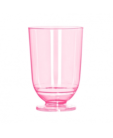 TAÇA LICOR 50ML ROSA C/10UN