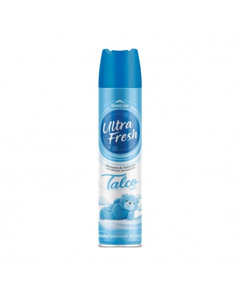 ODORIZADOR DE AMBIENTES ULTRA FRESH TALCO 400ML