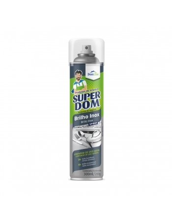 BRILHO INOX AEROSSOL SUPER DOM 300ML - DOMLINE