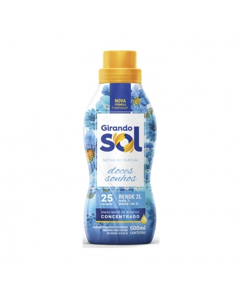 AMACIANTE CONCENTRADO DOCES SONHOS 500ML - GIRANDO SOL