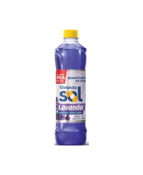 DESINFETANTE LAVANDA 500ML - GIRANDO SOL