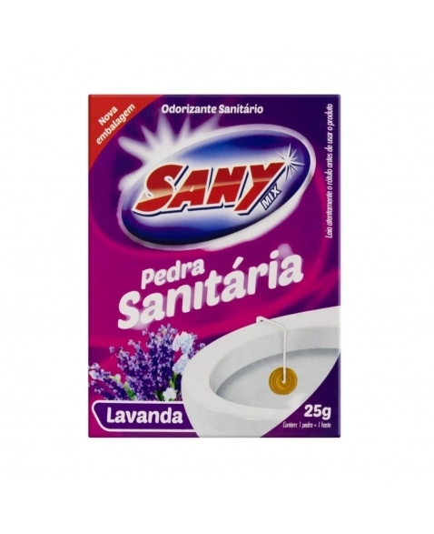 PEDRA SANITÁRIA LAVANDA 25G C/12UN - SANY