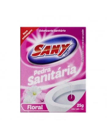 PEDRA SANITÁRIA FLORAL 25G C/12UN - SANY DO BRASIL