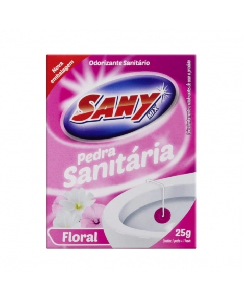 PEDRA SANITÁRIA FLORAL 25G C/12UN - SANY