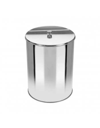 LIXEIRA OFFICE 7L COM TAMPA EM AÇO INOX OR2 - JSN