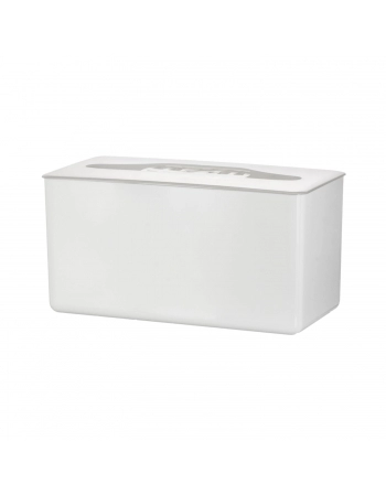 DISPENSADOR DE DE MESA BRANCO PARA PAPEL TOALHA E GUARDANAPOS - PLESTIN