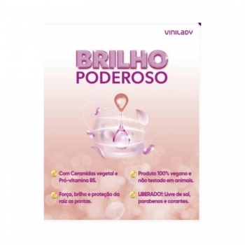 SHAMPOO BRILHO PODEROSO - CERAMIDAS VEGETAL + PRÓ-VITAMINAS B5 325ML