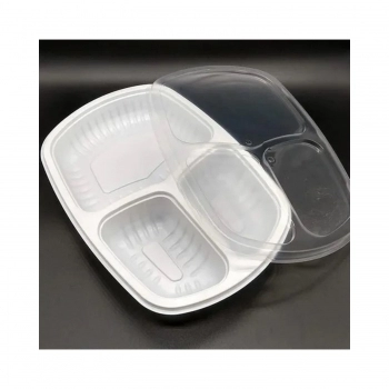 BANDEJA FREEZER E MICRO COM 3 DIVISÓRIAS COM TAMPA G 330 COM 100UN - GALVANOTEK