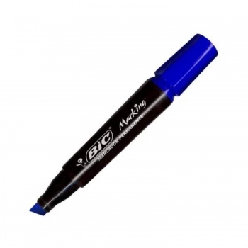 MARCADOR PERMANENTE AZUL- MARKING BIC
