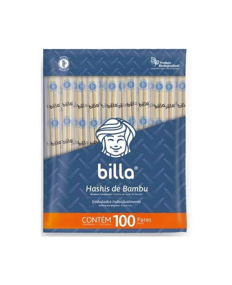 HASHI DE BAMBU C/100UN - BILLA GLOBAL