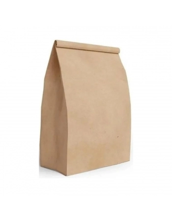 SACO DE PAPEL KRAFT DELIVERY FAST FOOD 23KG C/100UN - HBOX EMBALAGENS