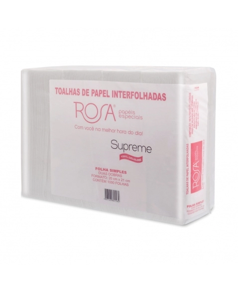 PAPEL TOALHA ROSA INTERFOLHADO SUPREME