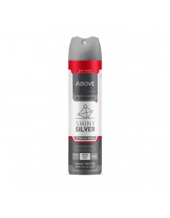 ANTITRANSPIRANTE ELEMENTS SHINY SILVER MEN 150ML - ABOVE