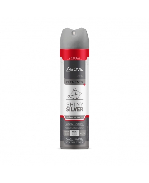 ANTITRANSPIRANTE ELEMENTS SHINY SILVER MEN 150ML - ABOVE