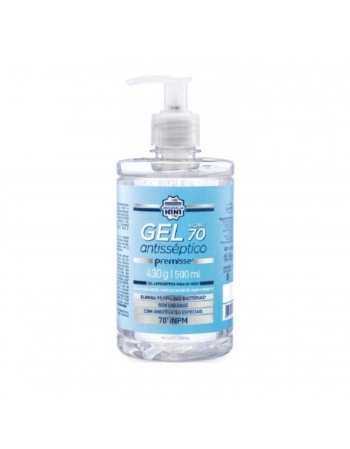 ÁLCOOL GEL ANTISSÉPTICO 70% PREMISSE 500ML