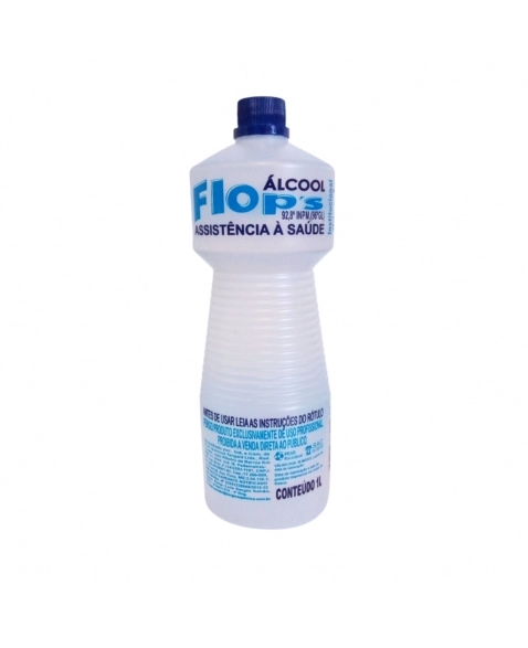 ÁLCOOL LÍQUIDO FLOPS 92,8% 1L