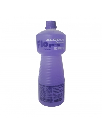 ÁLCOOL LÍQUIDO FLOPS 46% LAVANDA 1L