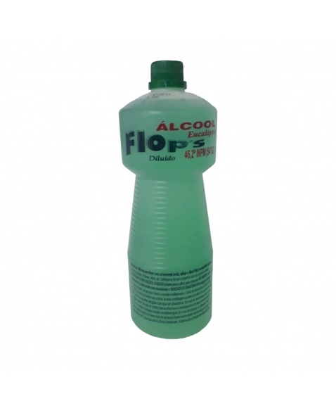 ÁLCOOL LÍQUIDO FLOPS 46% EUCALIPTO 1L