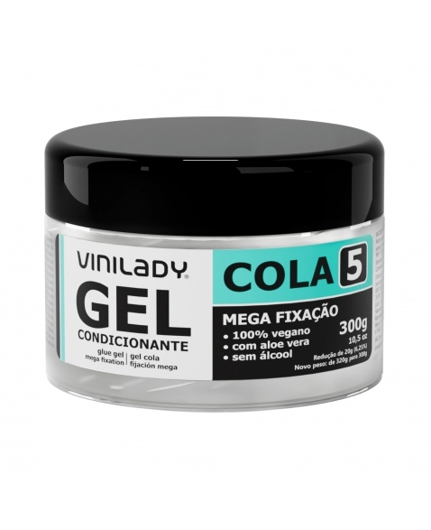 GEL COLA MEGA FIXAÇÃO Nº5 COM ALOE VERA 320G