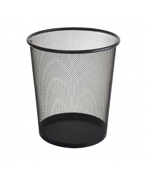 CESTO OFFICE ARAMADO METAL PRETO 9L - BRW