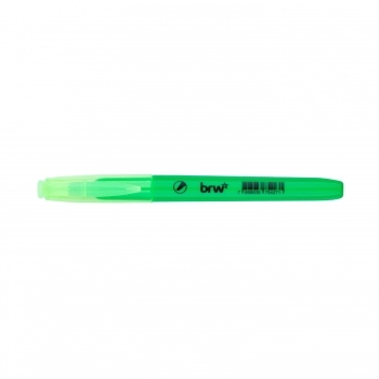 MARCA TEXTO FLUORESCENTE VERDE C/12UN - BRW