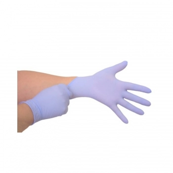 LUVA NITRÍLICA AZUL SEM PÓ G PARA PROCEDIMENTOS NÃO CIRÚRGICOS C/100UN - MEDIX