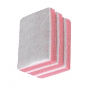ESPONJA SANITÁRIA ROSA DUPLA FACE SCOTCH-BRITE 75X110MM C/3UN - 3M