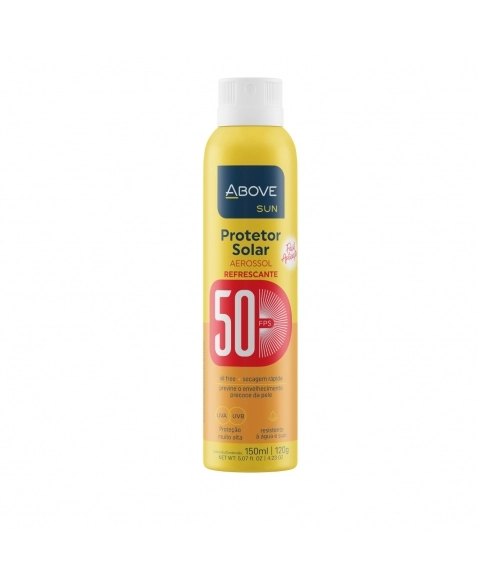 PROTETOR SOLAR ABOVE AEROSSOL 50FPS 150ML