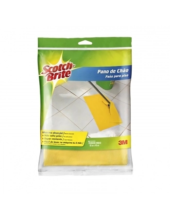 PANO CHAO SCOTCH BRITE AMARELO 59X49CM