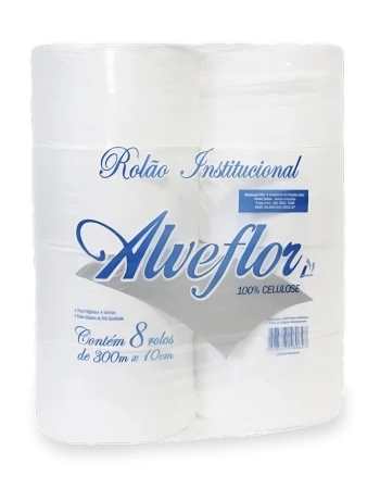 PH ALVEFLOR ROLAO 100 CEL EXTRA LUXO 10CM 8X300M