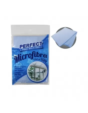 PANO MICROFIBRA PERFECT LIMPA VIDRO 40X40CM