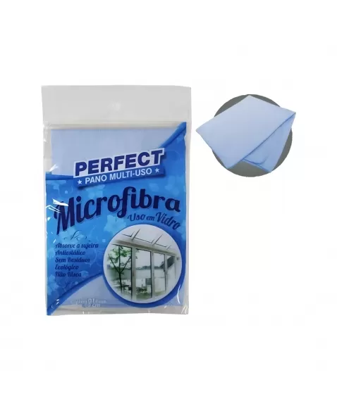 PANO MICROFIBRA PERFECT LIMPA VIDRO 40X40CM