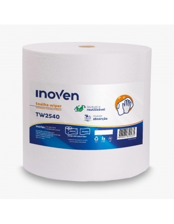 BOB WIPER INOVEN BRANCA TW2540 25CMX240M