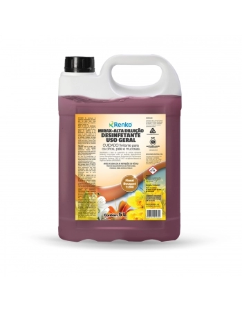 DESINFETANTE ALTA DILUICAO MIRAX FLORAL BOUQUET 5L