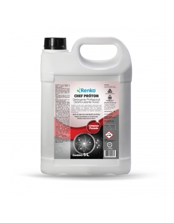 DETERGENTE DESINCRUSTANTE ACIDO CHEF PROTON 5L